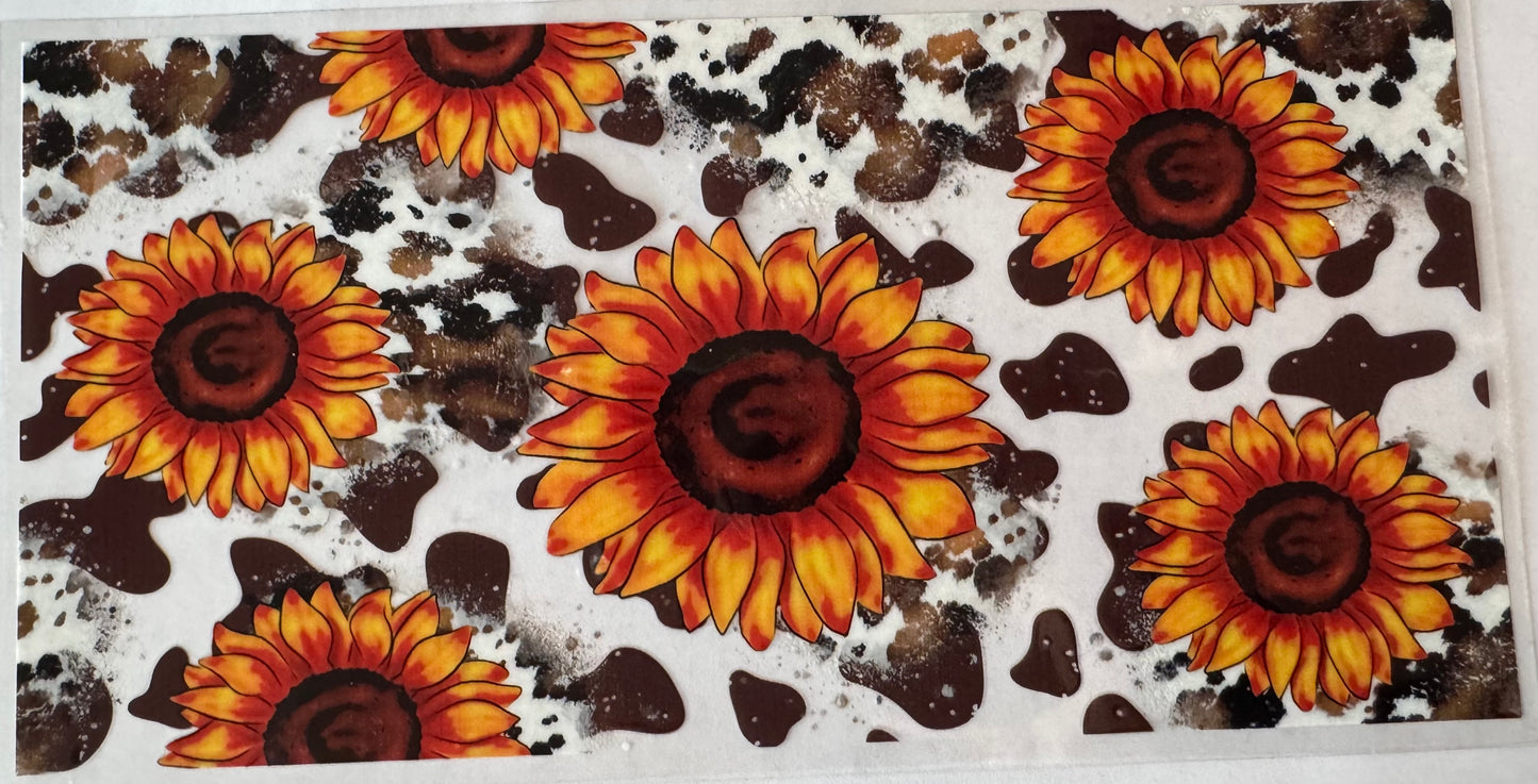Cowhide Sunflowers