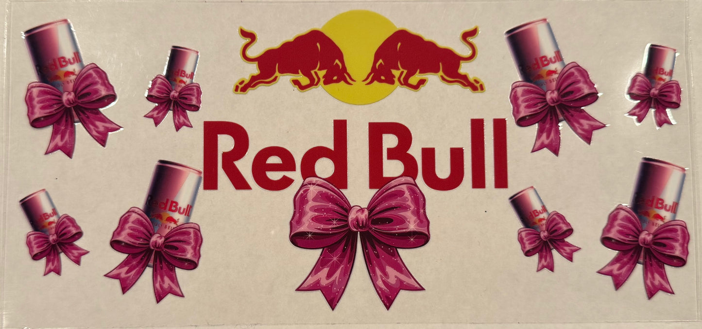 Red Bull Pink Bows