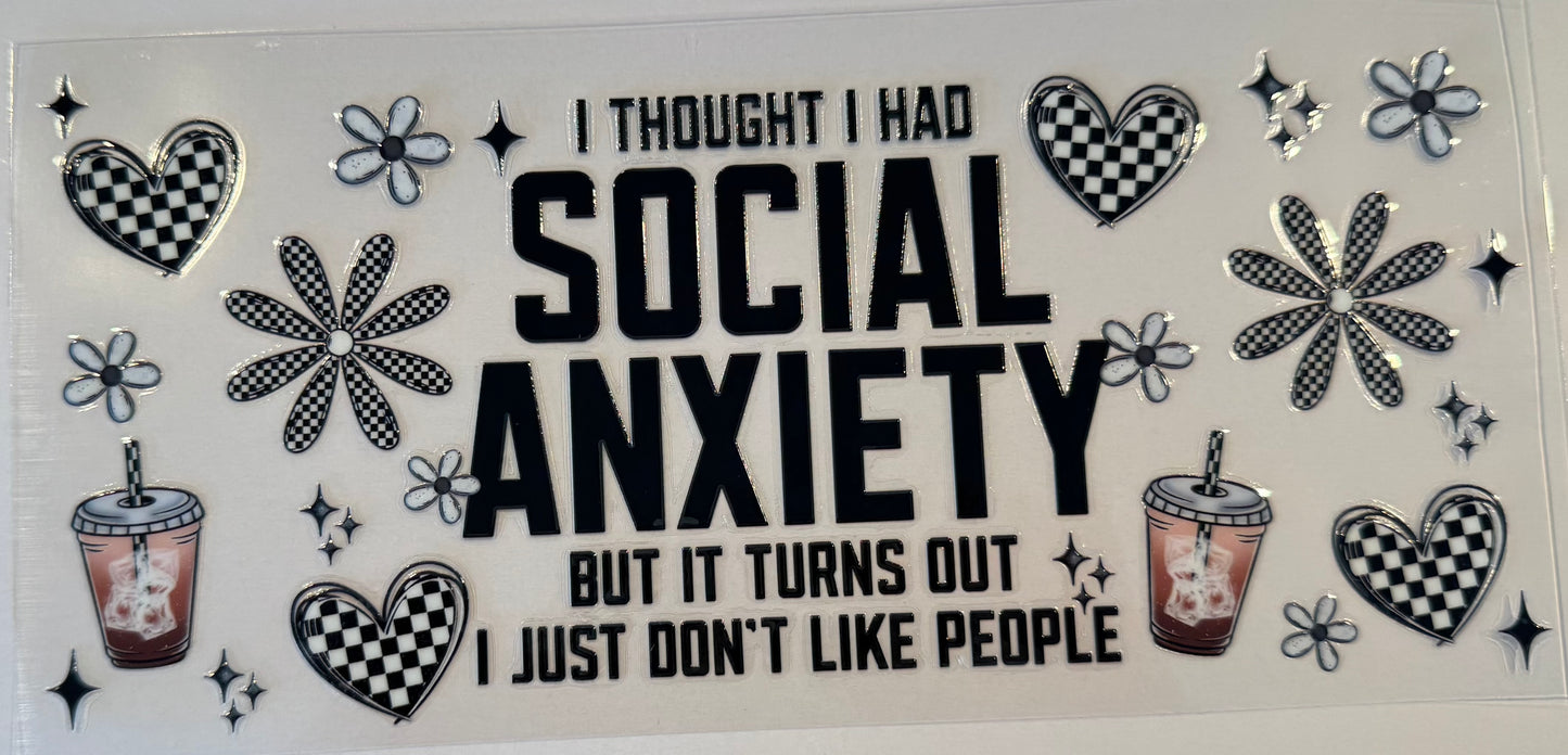 I thought I had social anxiety