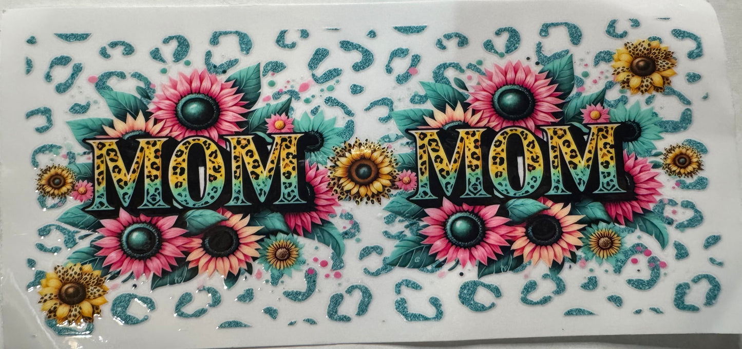 Mom Teal Cheetah