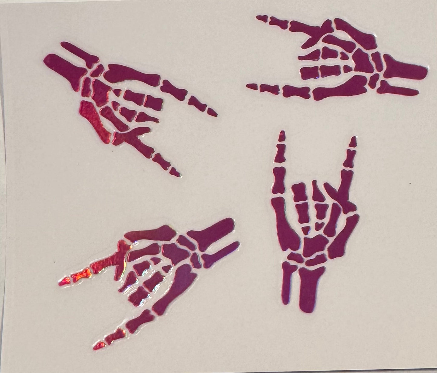 Skeleton Holographic Hands