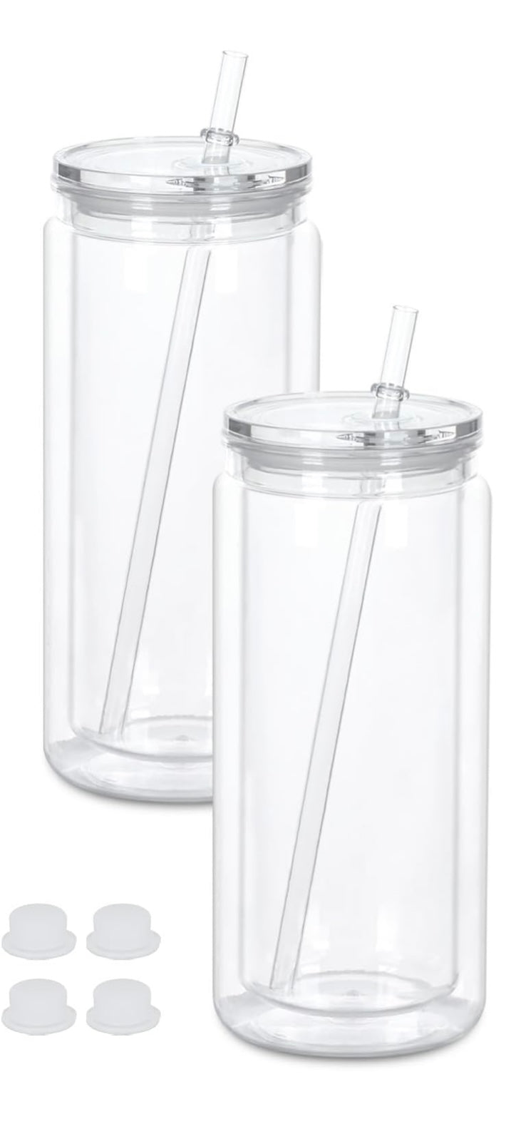 20oz Acrylic Snow Globe Cup