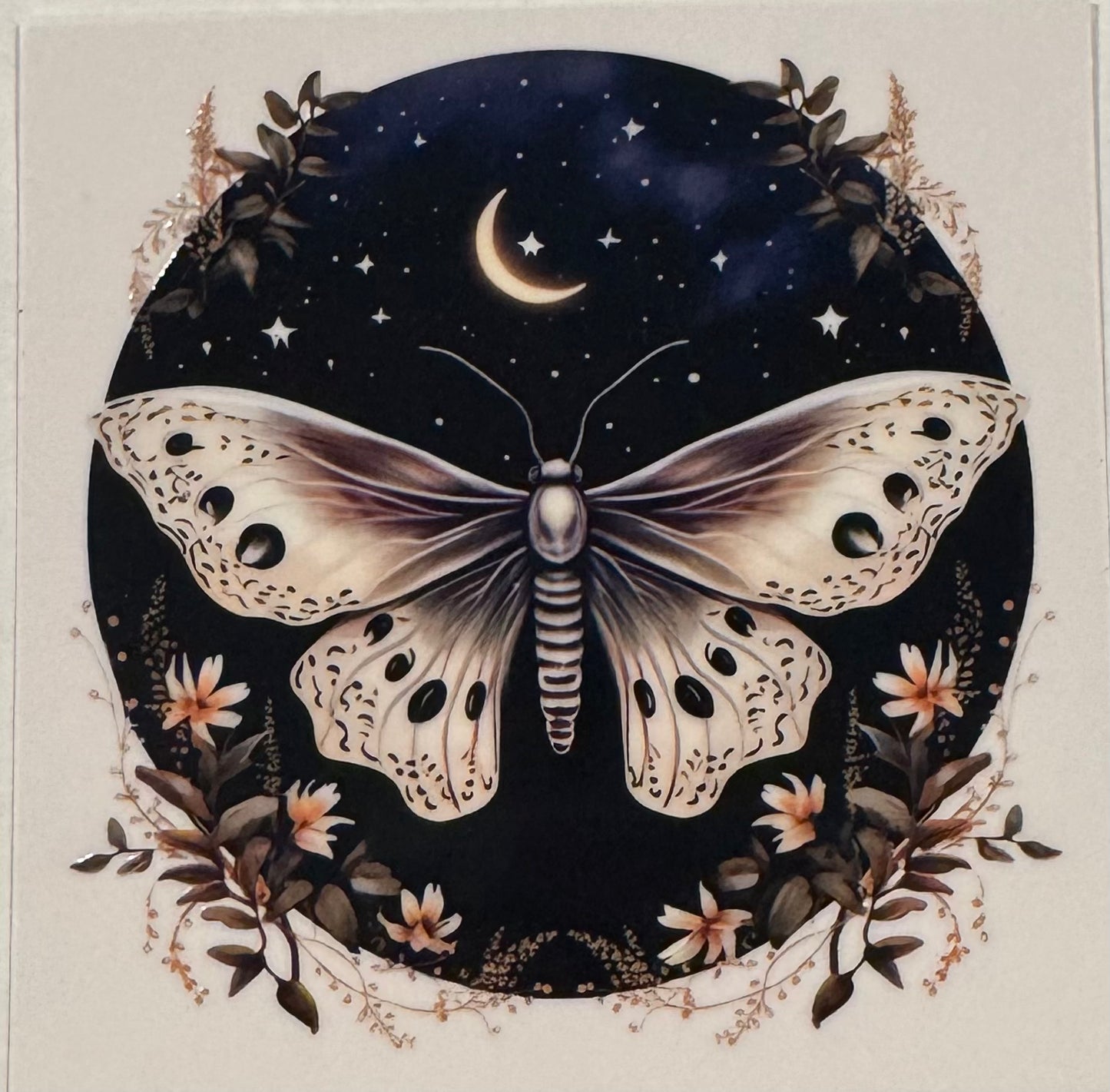 Lunar Moth Decal