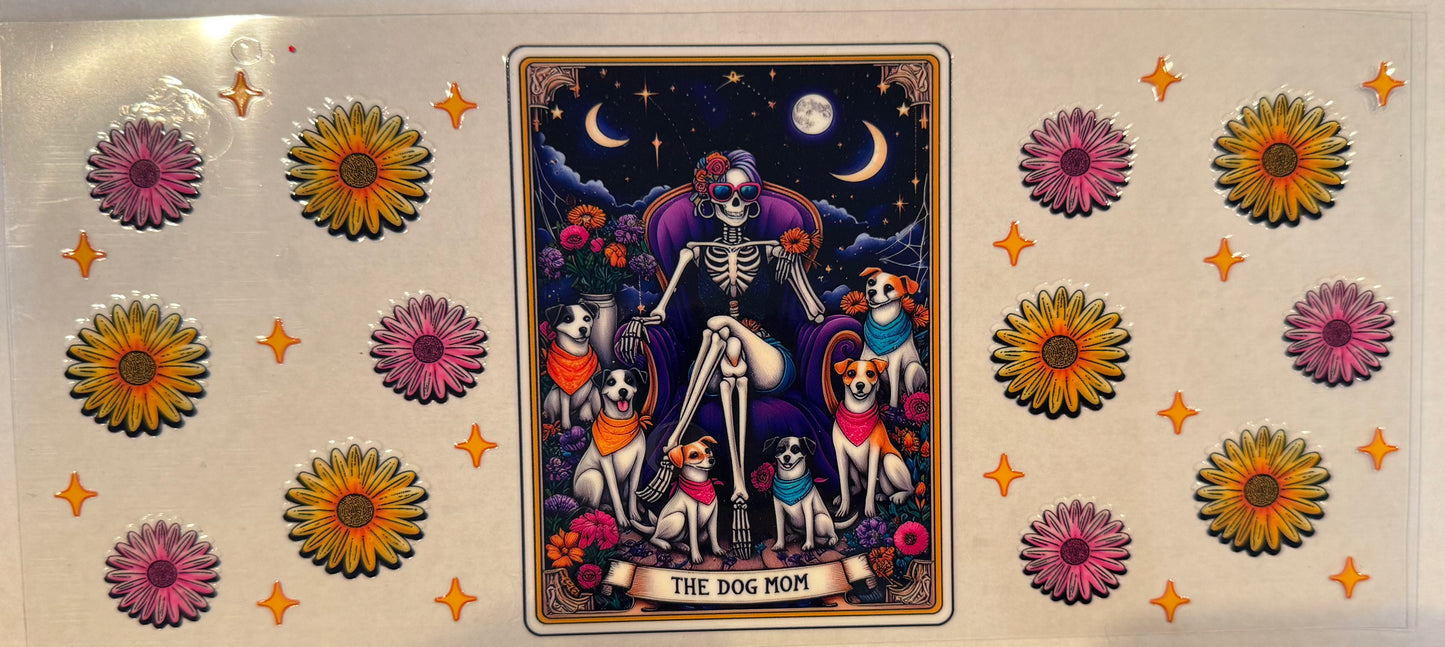 The Dog Mom - Floral Tarot Card