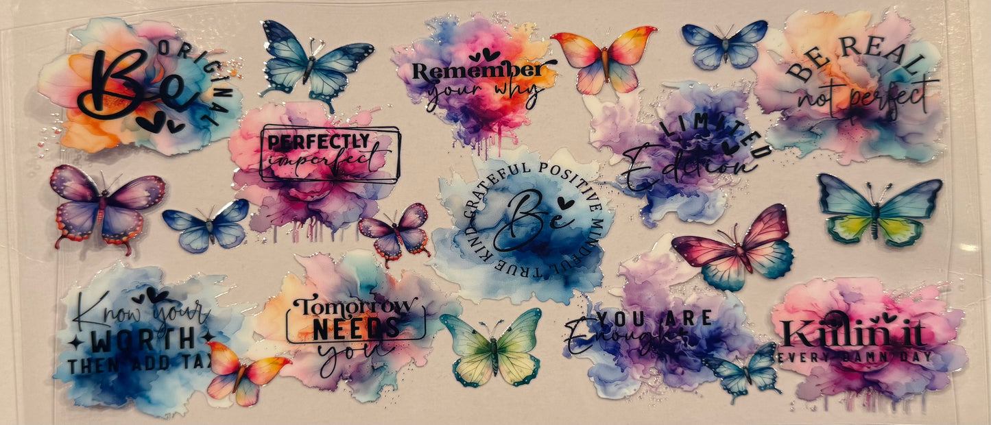 Butterfly Watercolor Affirmations