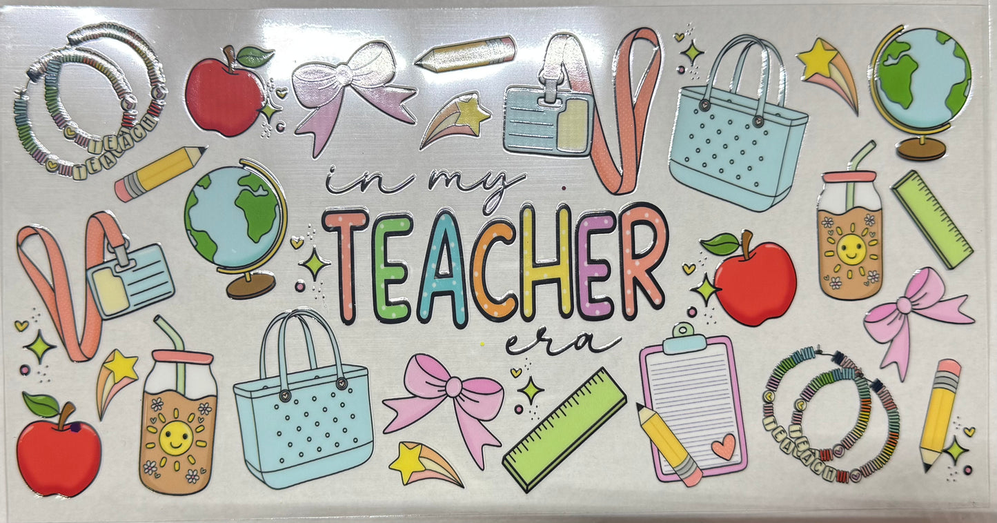 In My Teacher Era