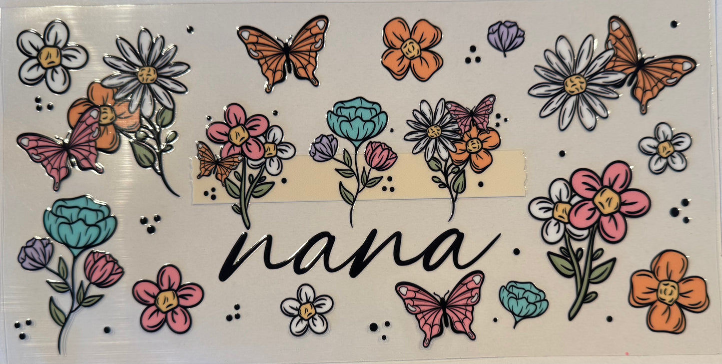 Nana Bufferfly Florals