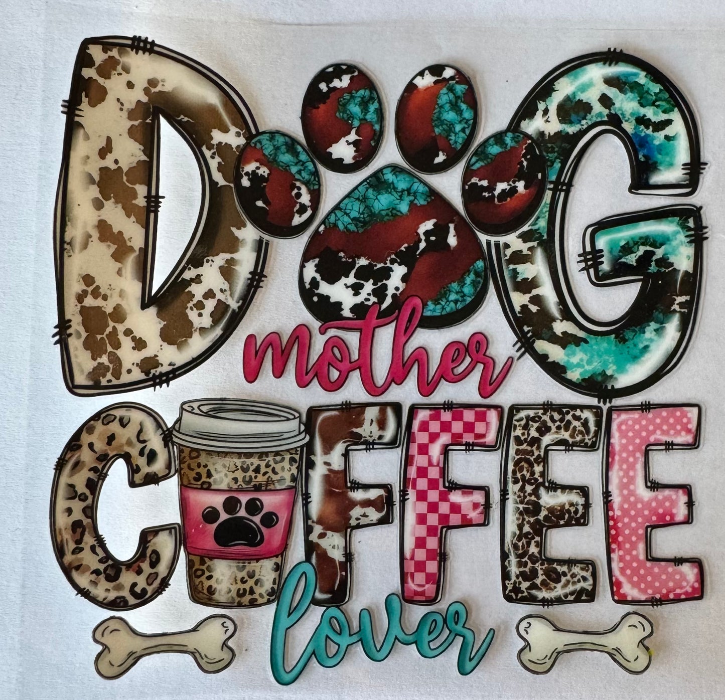 Dog mother. Coffee lover