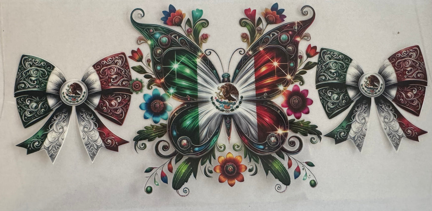 Mexico Butterfly Flag