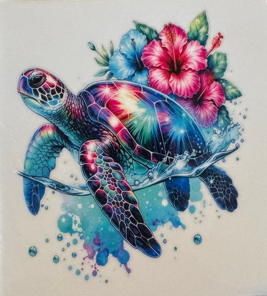 Floral Sea Turtle