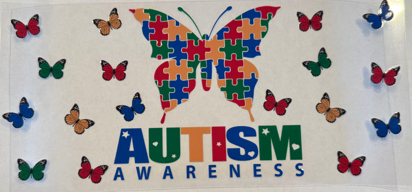Autism Awareness Butterflies