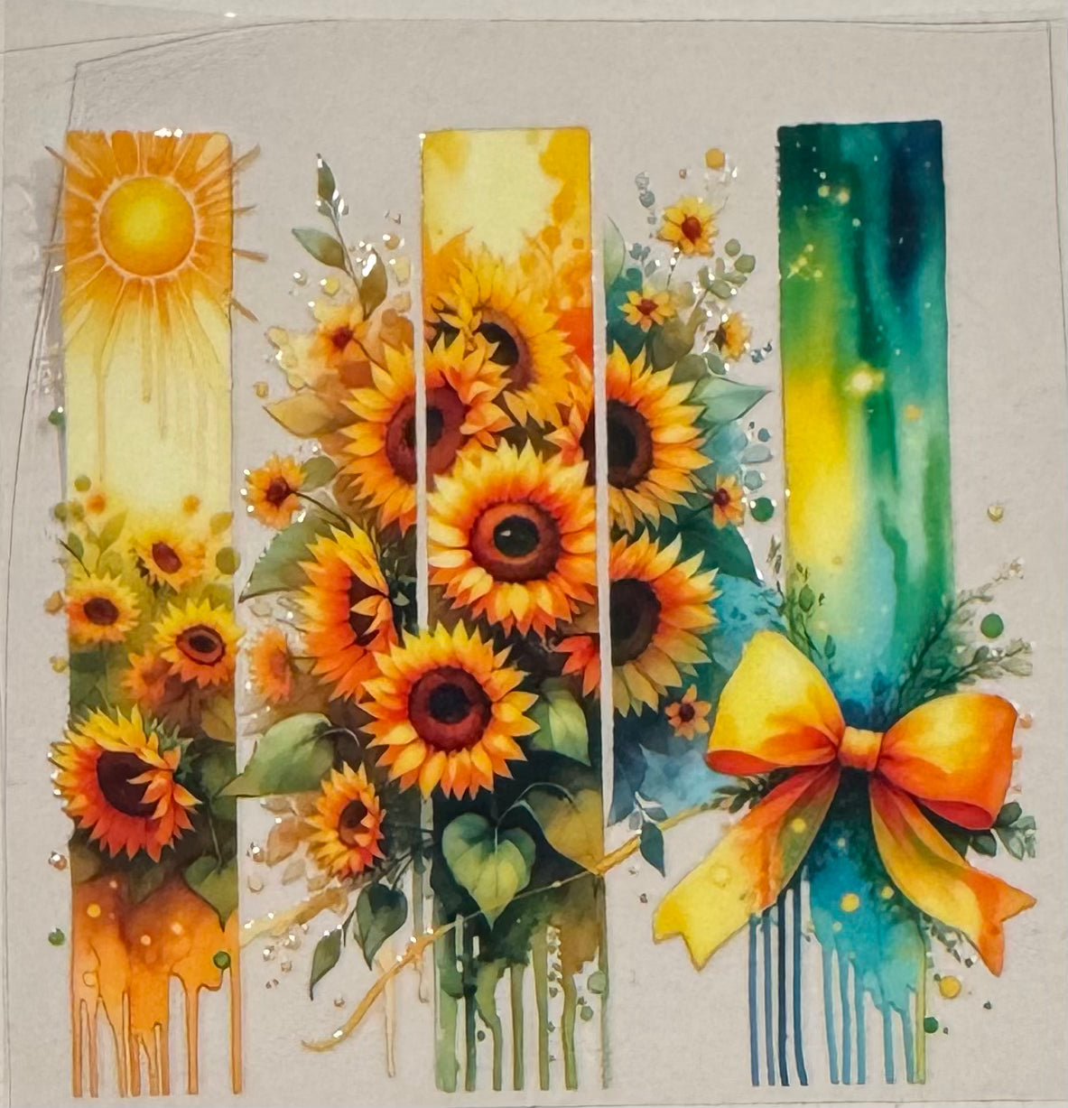 Sunflowers and Bow