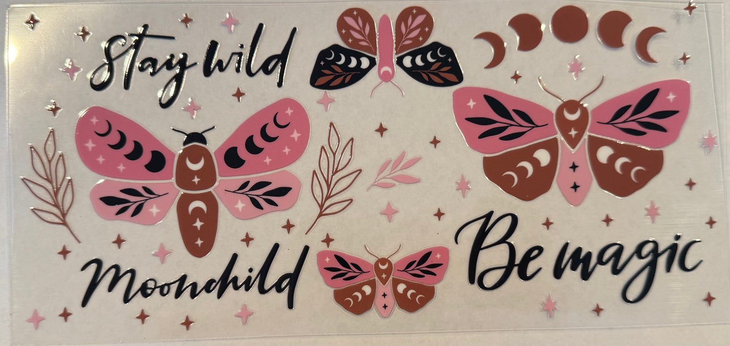 Stay Wild Moon Child Moths