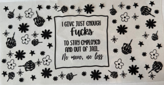 Just Enough Effs
