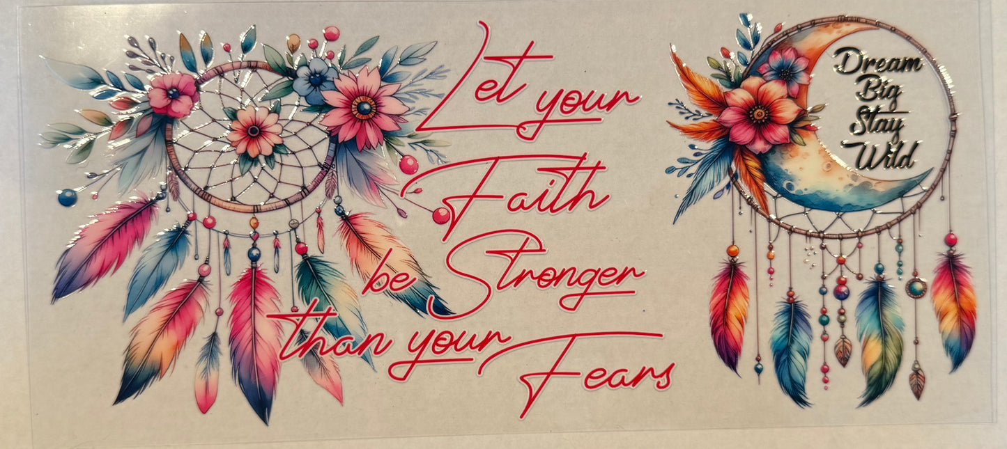 Let your faith be stronger than your fears