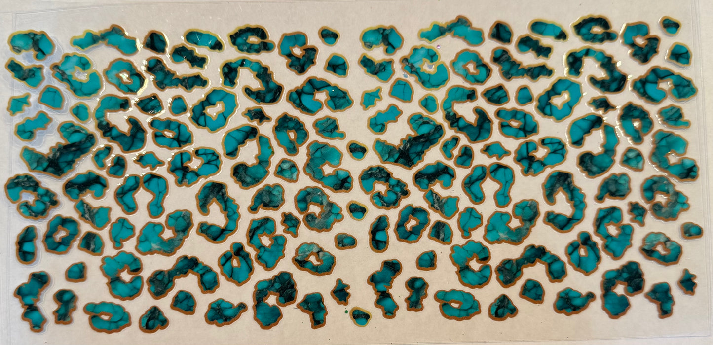 Teal Leopard
