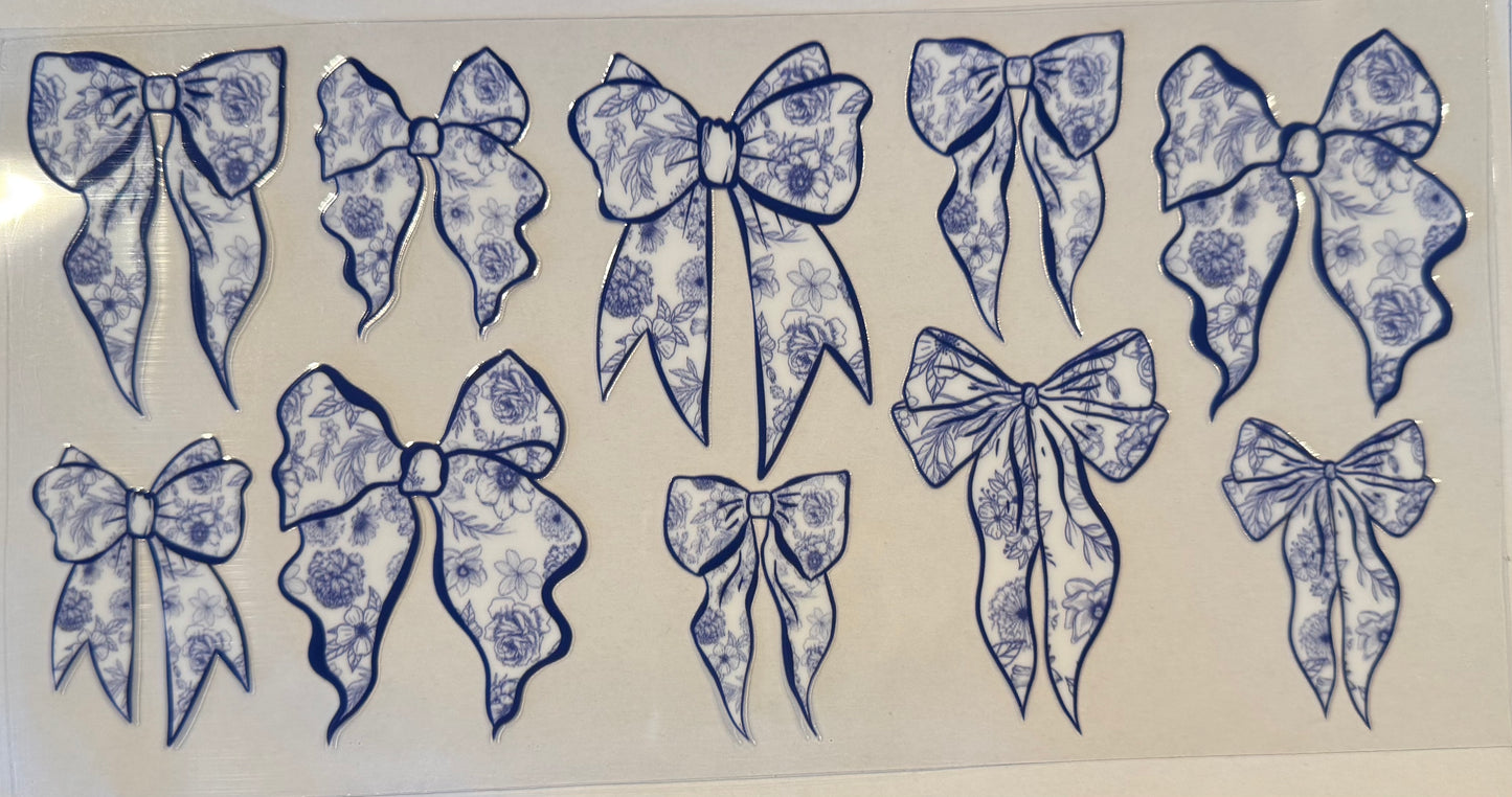 Blue Coquette Bows