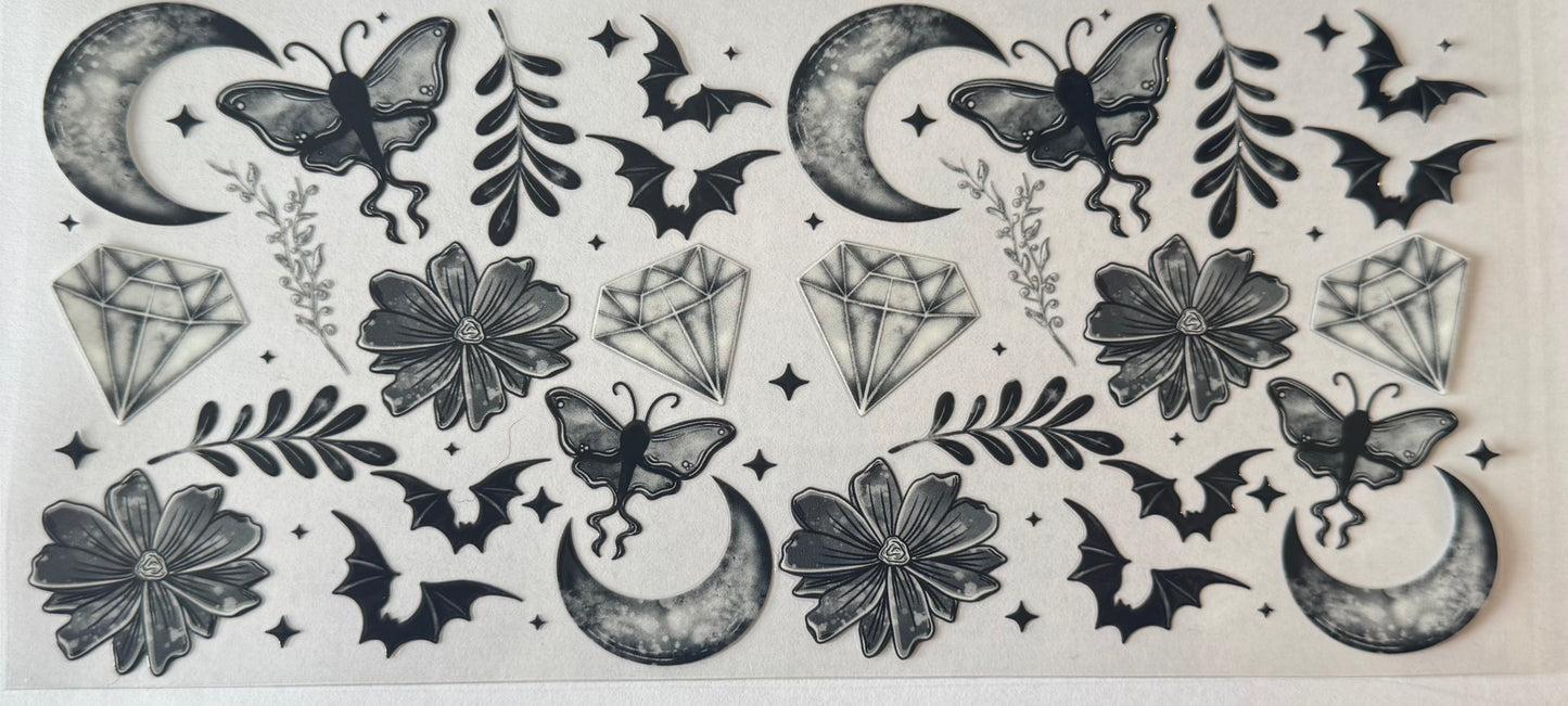 Moon bats & floral