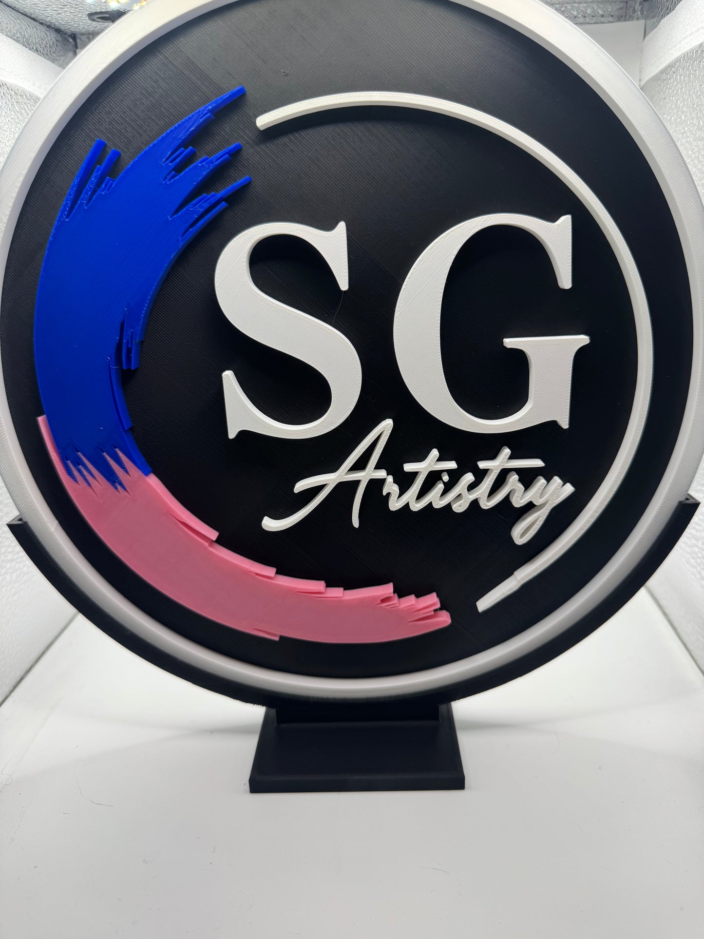 3D Custom Business sign - with stand