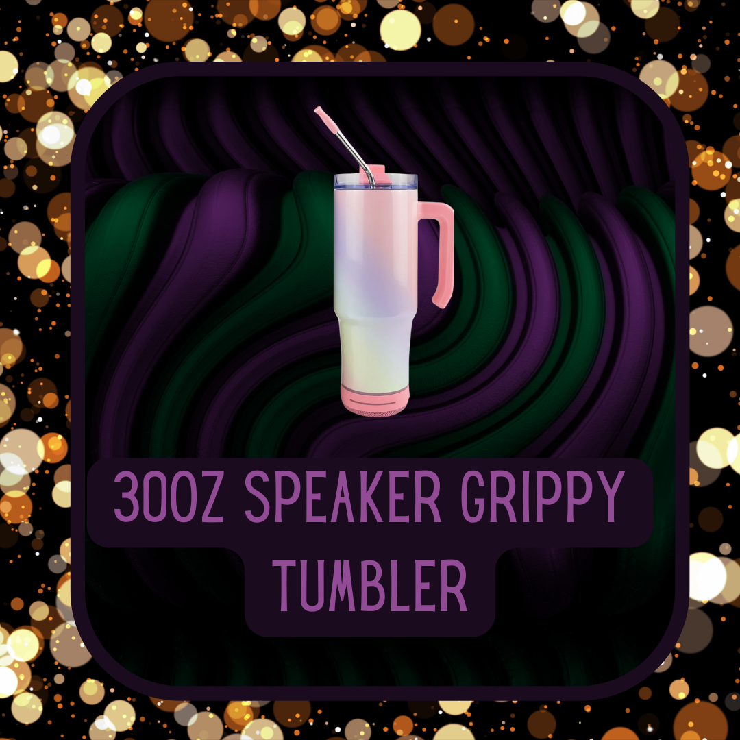 30oz Speaker Grippy Tumbler