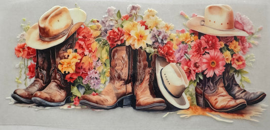 Western Boot Floral