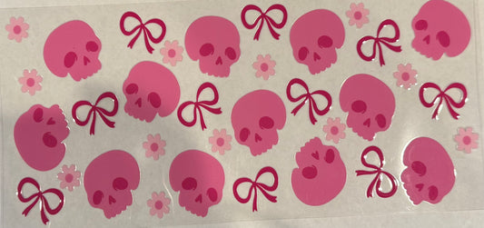 Pink Coquette Skulls