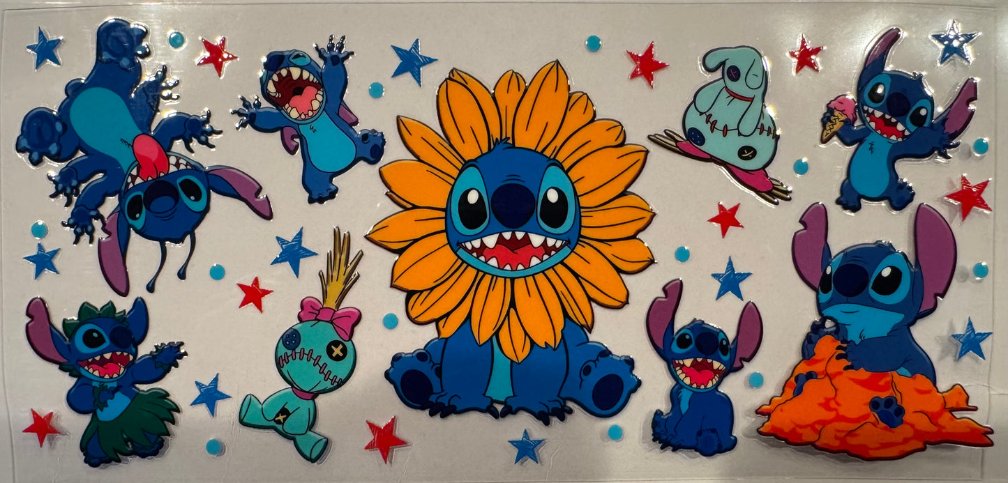 Blue Alien Sunflower
