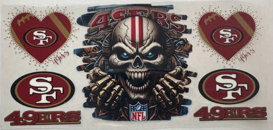 49ers Skull