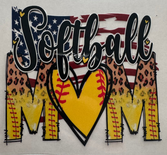 Softball Mom Flag