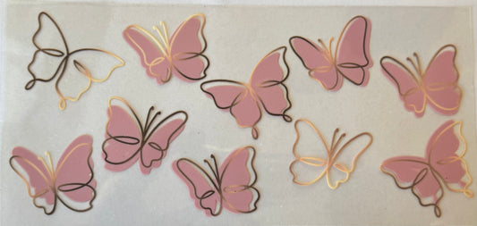 Butterflies - double sided