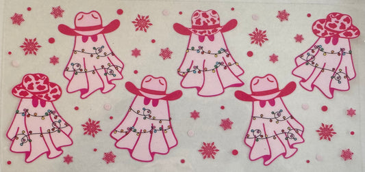 Pink Ghost Christmas