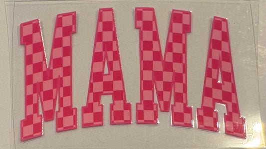 Mama Checkered Decal