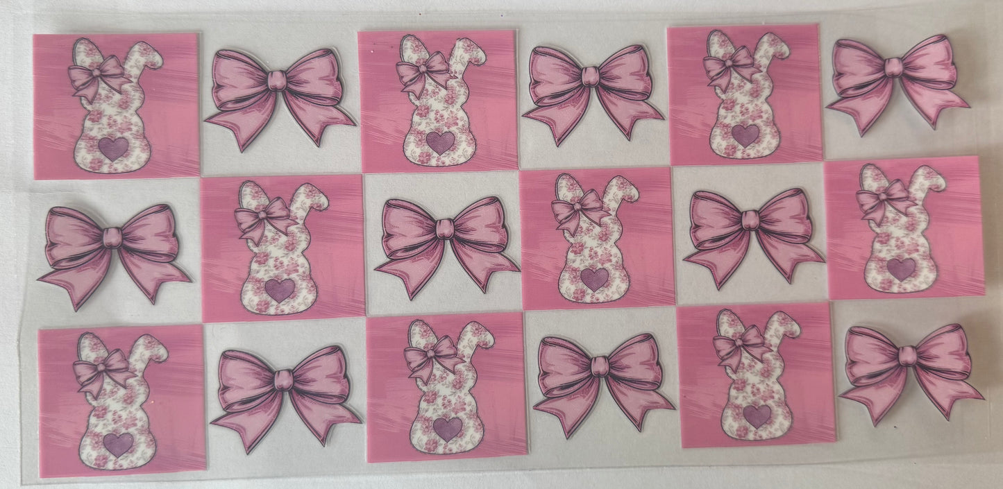 Pink Easter bows