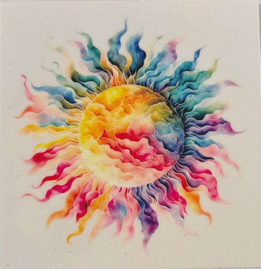 Watercolor Sun
