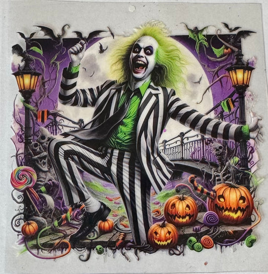 Beetlejuice and pumpkins