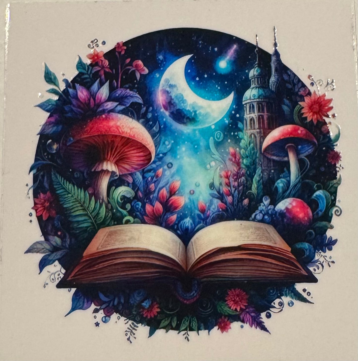 Books Moon Mushrooms