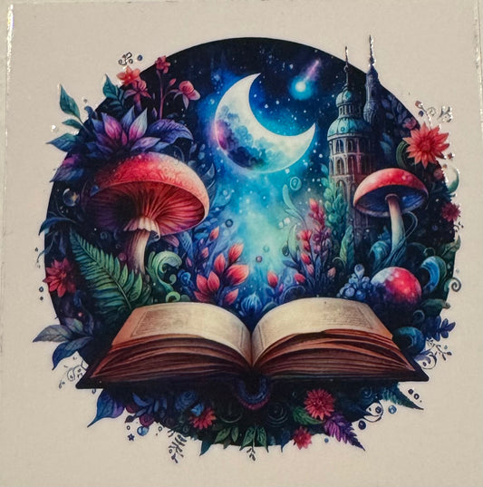Books Moon Mushrooms
