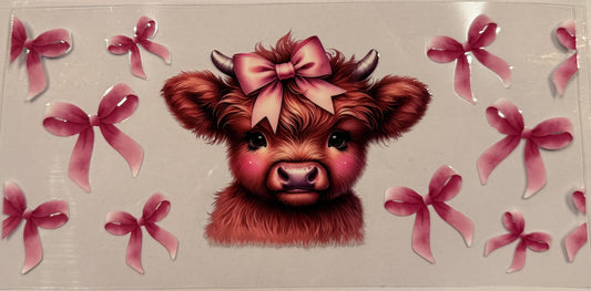 Pink Bow Cow