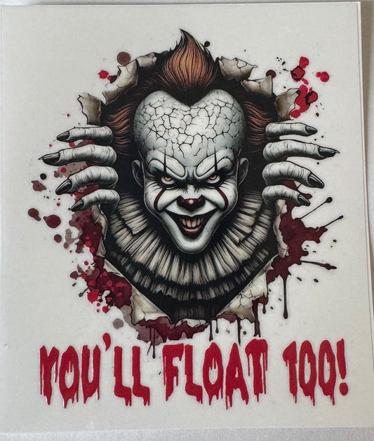 You’ll float too decal