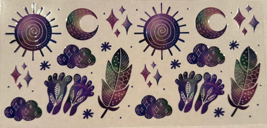 Moon, Sun & Feathers