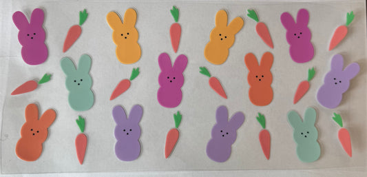 Bunny and carrots