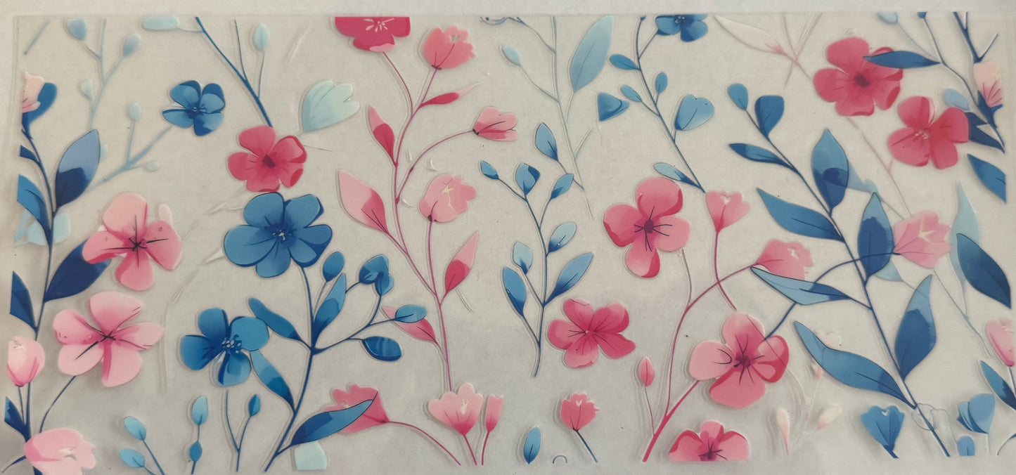 Blue & Pink Floral
