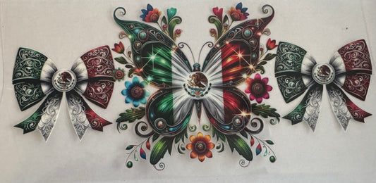 Mexico Butterfly Flag