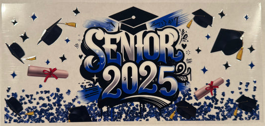 Senior 2025 Blue - Black Cap