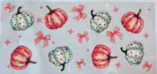 Polka dot pumpkins