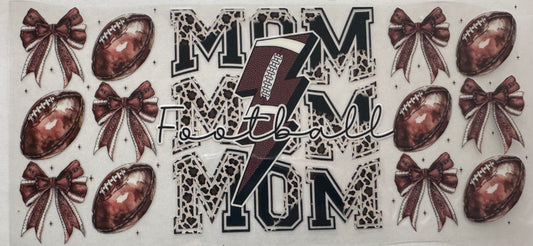 Football Mom. Bows
