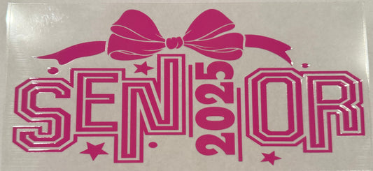 Senior 2025 Pink Bow