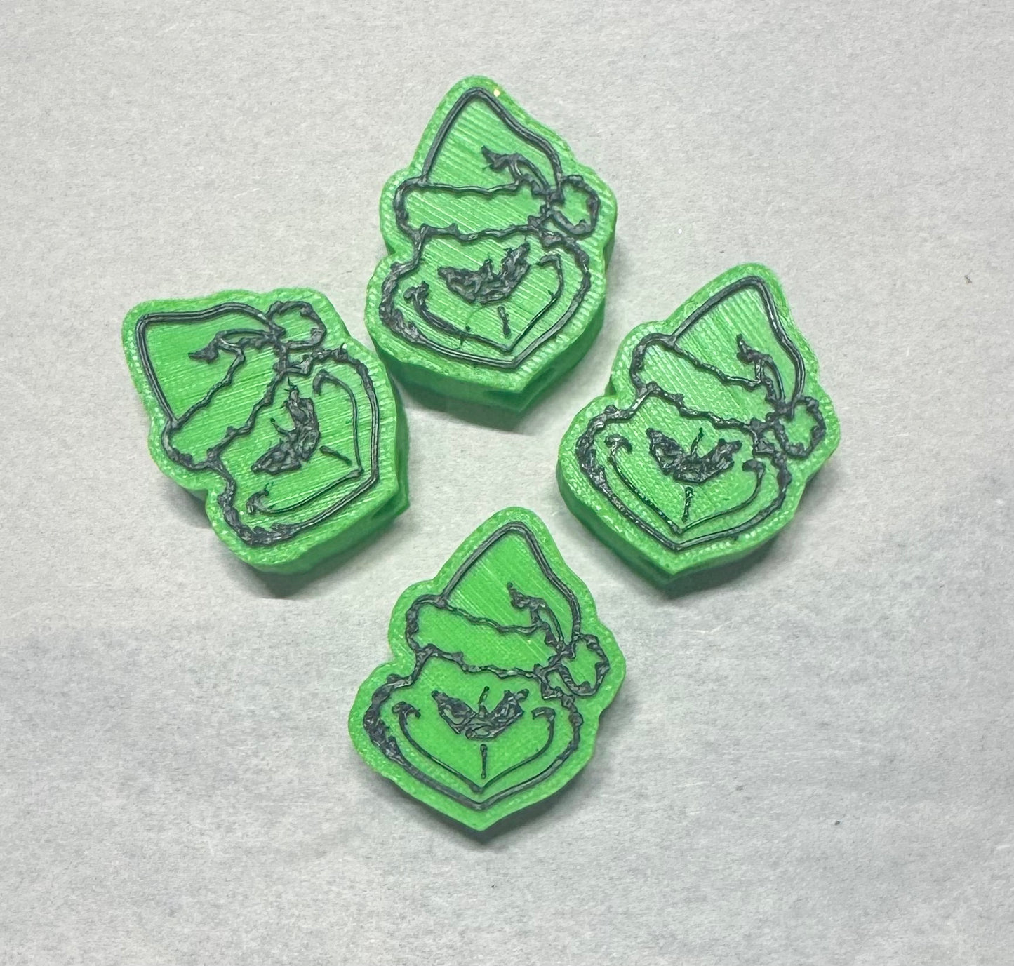 Green guy straw topper