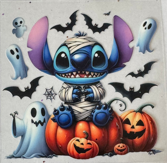 Stitch pumpkins & ghosts