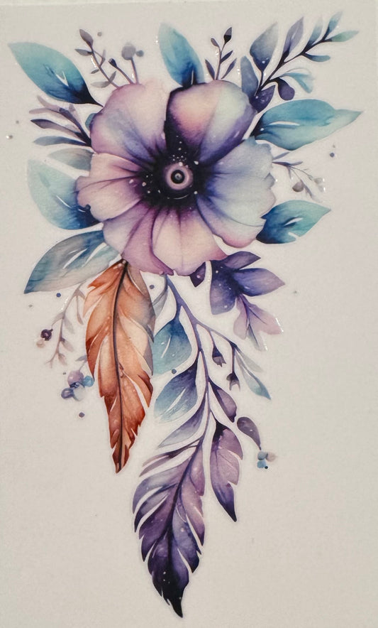 Watercolor Long Floral